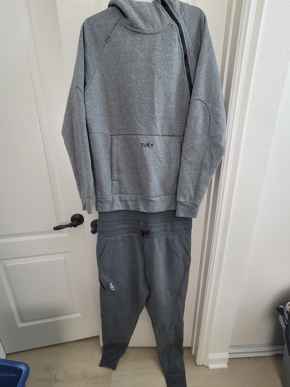 Tuxy (Tuxy Inc), 2 piece hoodie and jogger combo.